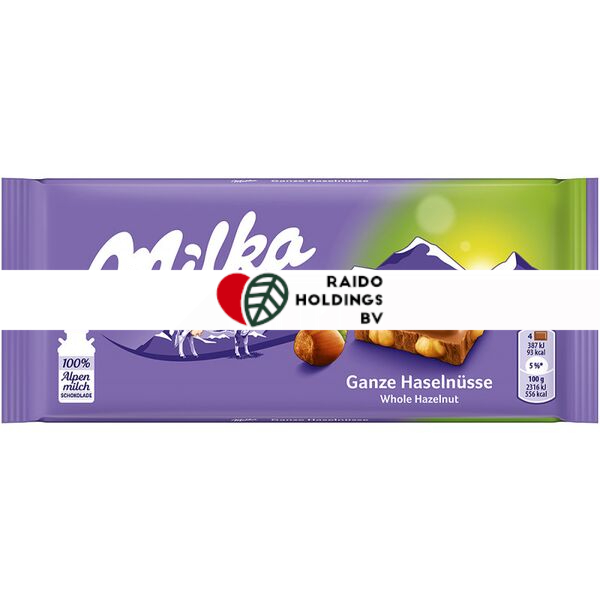 Milka Whole Hazelnuts 100 g