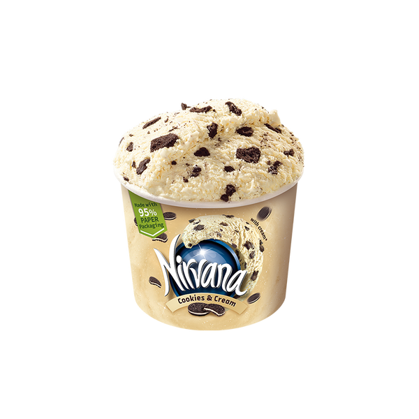 NIRVANA Ice Cream Cookie & Cream 150ml