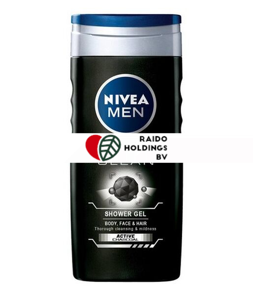 Nivea Sower Gel Men Active Clean Charcoal 250ml