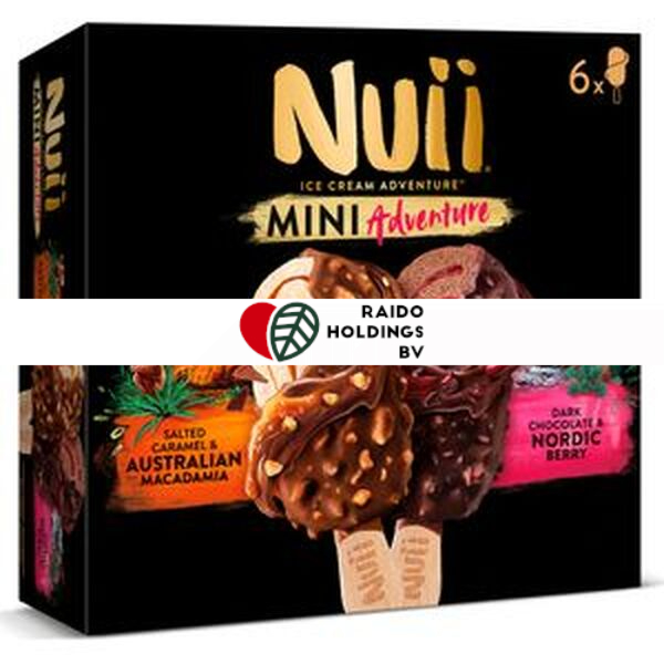 NUII Salted Caramel + Dark Berry 6x55ml