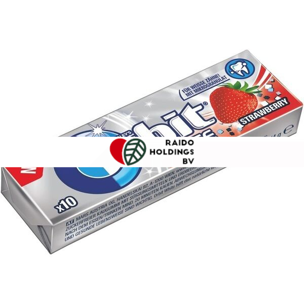 Orbit White Strawberry dragee- 10 pellets