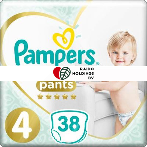PAMPERS 4 PC PANTS 9-15KG VP(38)