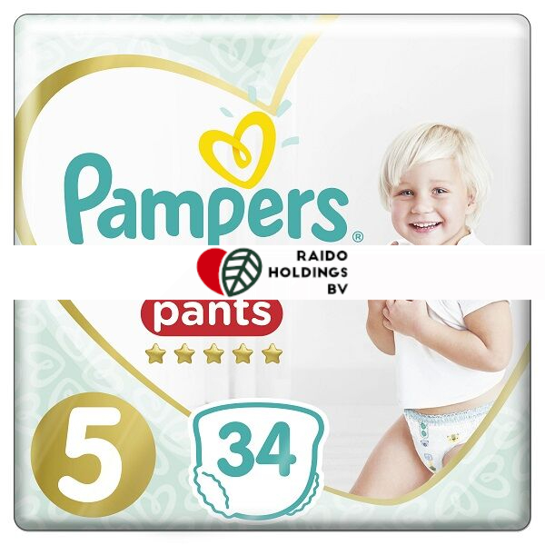PAMPERS 5 PC PANTS 12-17KG VP(34)