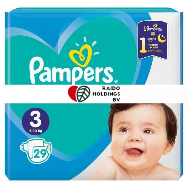 Pampers Act Baby CP NO.3  29 pcs