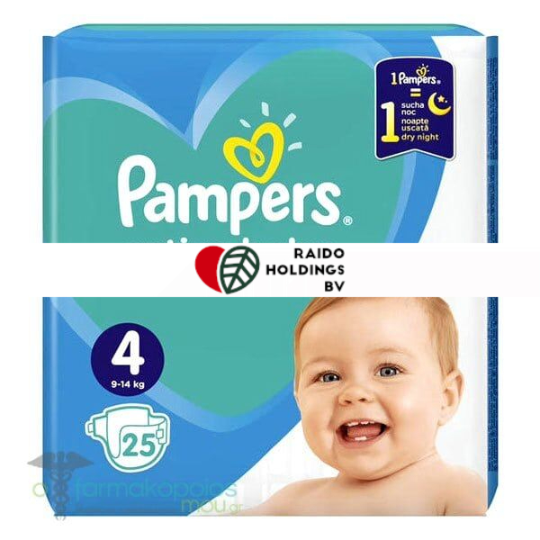 Pampers Act Baby CP NO.4 25pcs