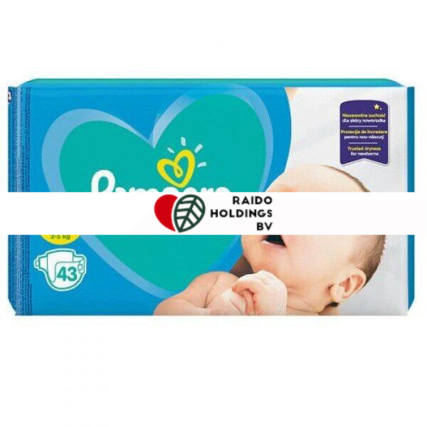 Pampers Diapers Value New Born 43pcs