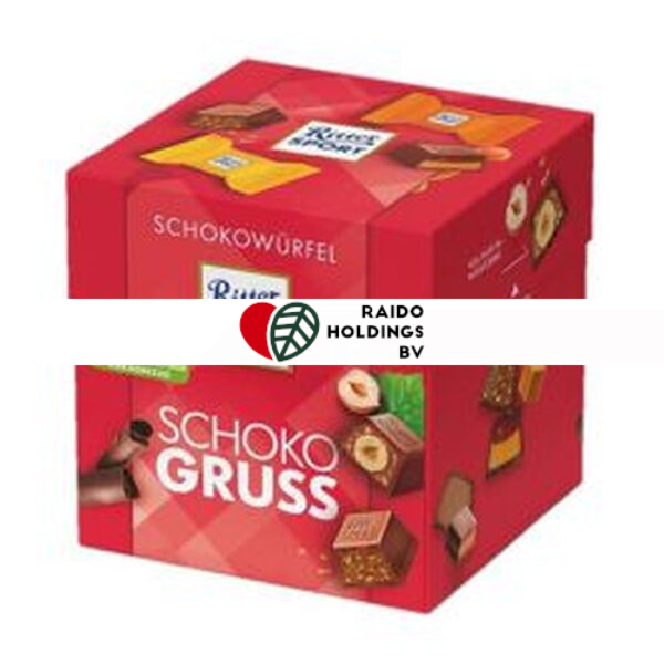 Ritter Sport  Chocolate Cube Vielfalt (Schoko gruss) 176g
