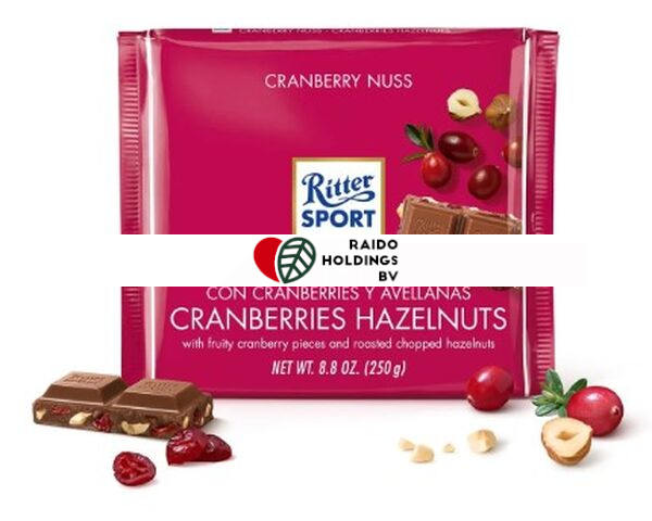 Ritter Sport Cranberry&Hazelnuts 250 g