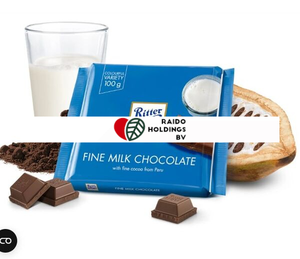 Ritter Sport Fine Milk Chocolate 35% Cocoa 100 g