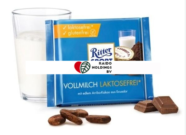 Ritter Sport Milk chocolate lactose free 100 g
