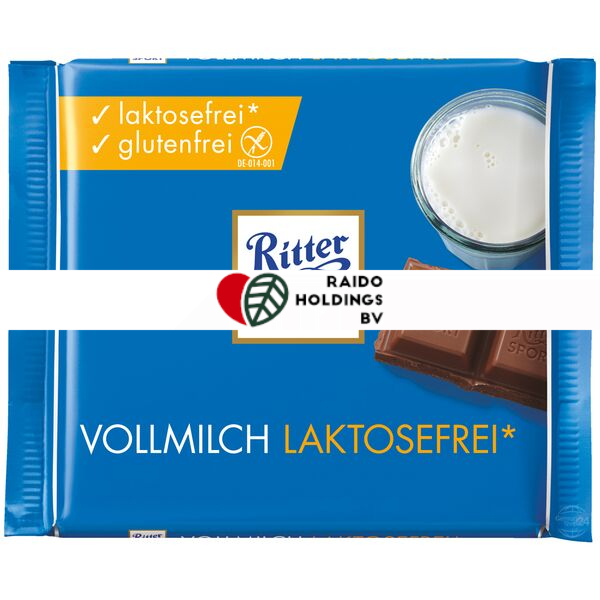 Ritter Sport Milk chocolate lactose free 100 g