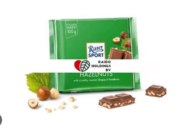 Ritter Sport Milk Chopped Hazelnut 100 g