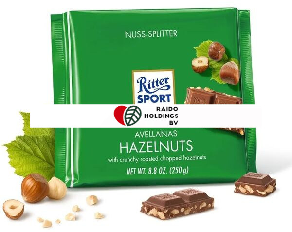 Ritter Sport Milk Chopped Hazelnut 250g