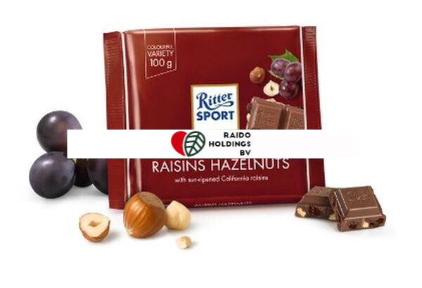Ritter Sport Raisins & Hazelnuts 100 g