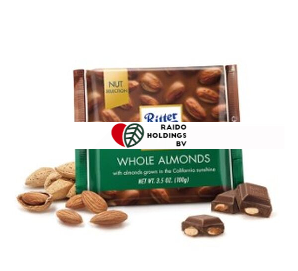 Ritter Sport Whole Almonds 100 g