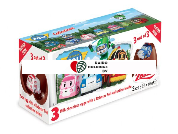 Zaini Robocar Poli 3 x 20 g