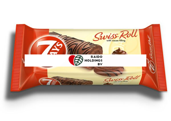 Swiss Roll 7 Days Cocoa Decoration 200 g