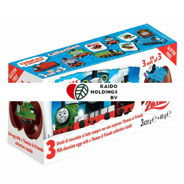 Zaini Thomas And Friends Chocolate Eggs 3 x 20 g