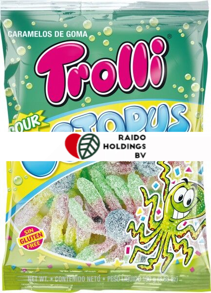 Trolli Sour Octopus 100g