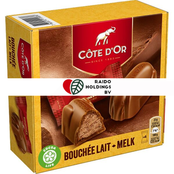 Côte d’Or Milk Chocolate Bouchee's 4-Pack X 24