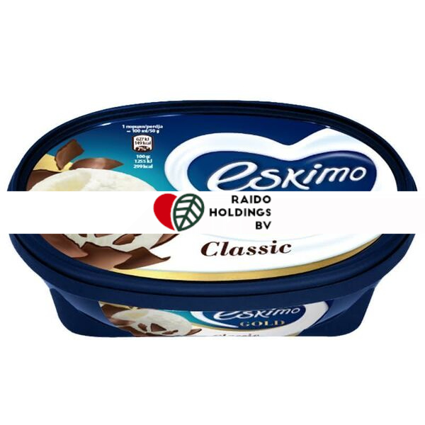 ESKIMO GOLD CLASSIC VANILLA WITH CHOCOLATE 900ML/450G