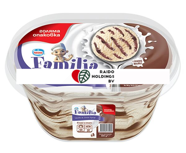 FAMILIA Ice Cream Vanilla & Cocoa Syrup 505g