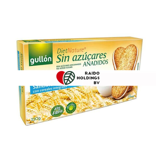 Gullon Sándwich D.N. Yogurt Caja 220 g