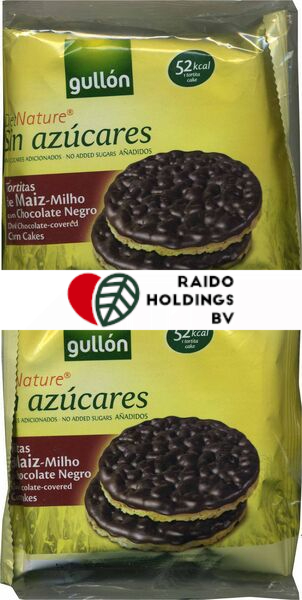 Gullon Tortitas Maíz Choco Negro D.N. P-4 100 g