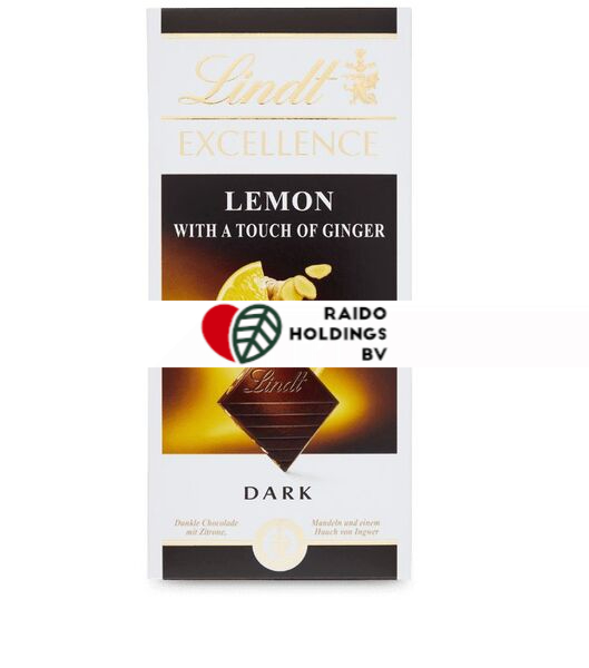 Lindt Excellence Dark Lemon & Ginger 100g