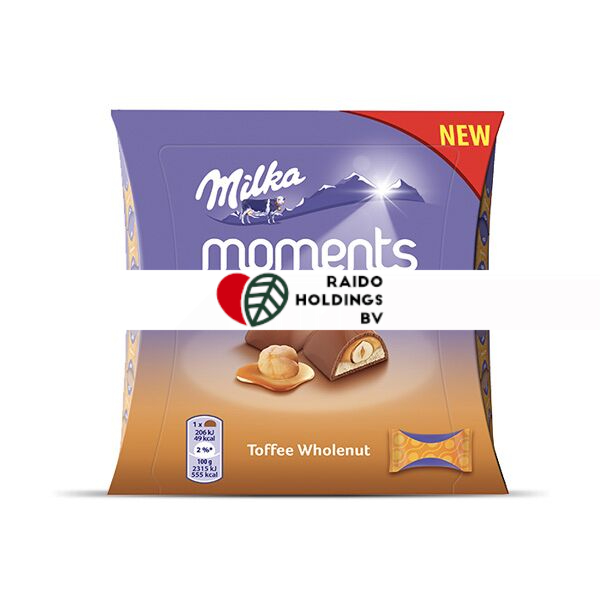 Milka Moments Toffee Wholnut 97 g