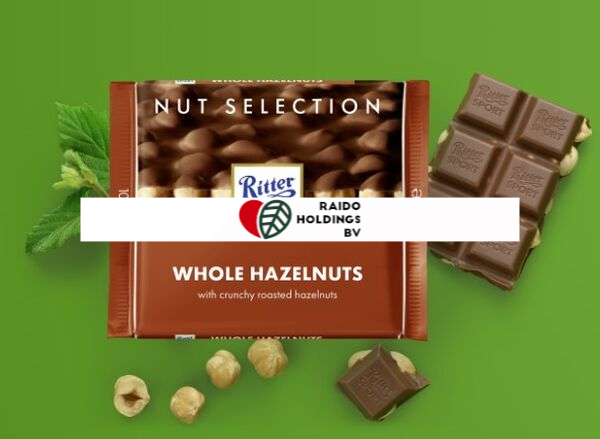Ritter Sport Whole Hazelnuts 100 g