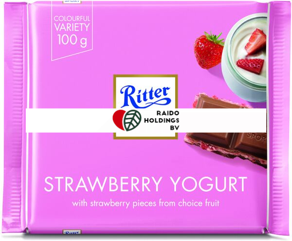 Ritter Sport Strawberry Yogurt 100 g