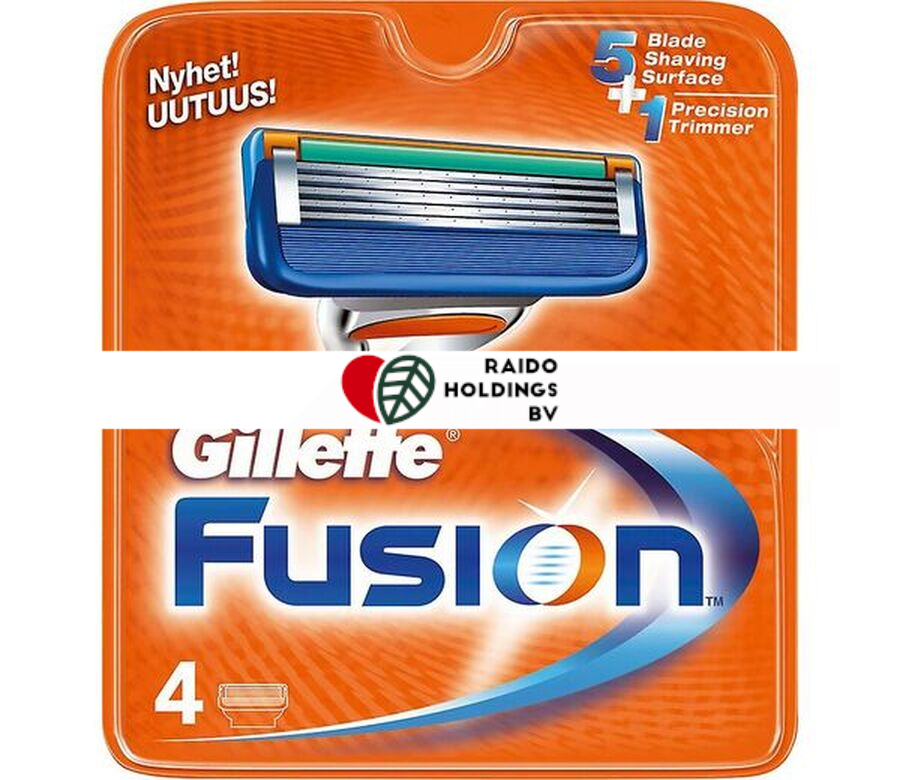 Gillette Fusion Manual Razor Blades 4pcs